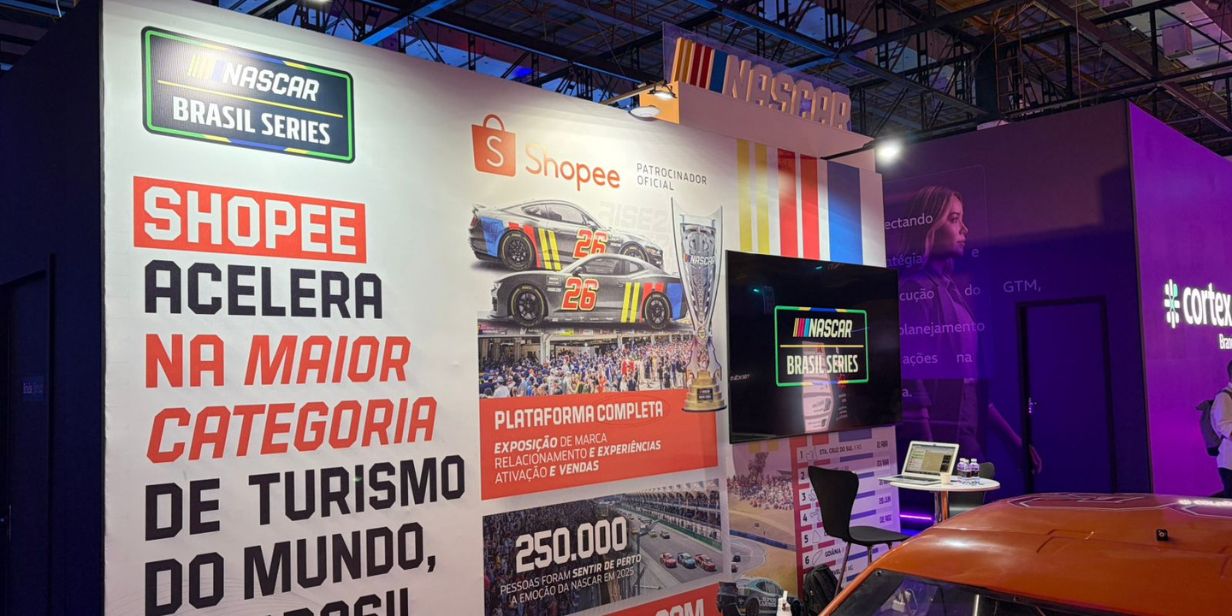 Shopee é a nova patrocinadora da Nascar Brasil - Divulgação