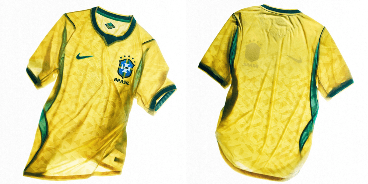 Nike apresentou a camisa titular da seleção brasileira para a Copa do Mundo de 2026 - Divulgação / Nike