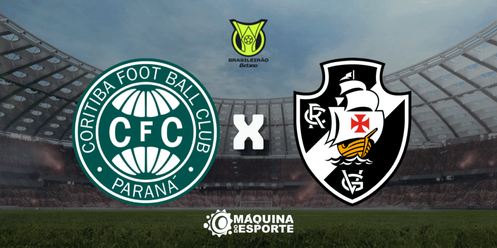 Coritiba x Vasco: Onde assistir ao jogo da 9ª rodada do Brasileirão