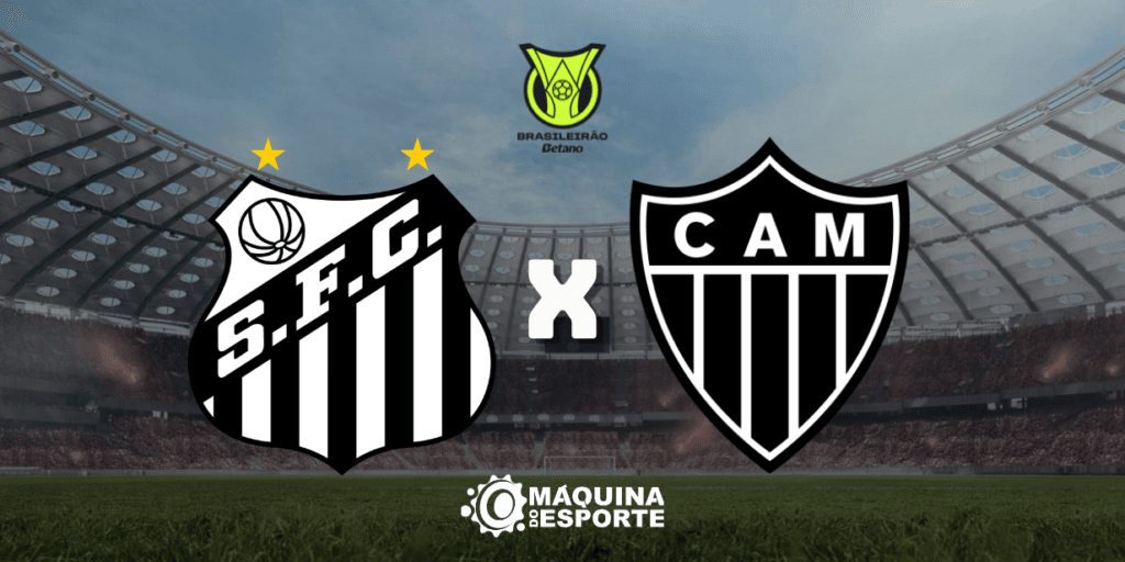 Santos x Atlético-MG: Onde assistir ao jogo da 11ª rodada do Brasileirão