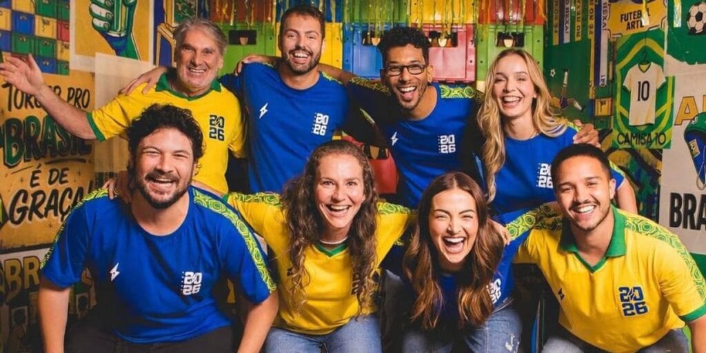 Globo anuncia cinco patrocinadores de projeto com criadores de conteúdo para Copa 2026