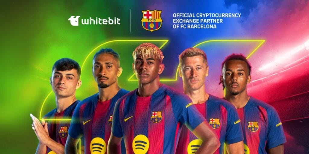 Barcelona renova com Whitebit como parceira global de criptoativos até 2030