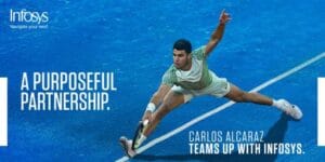 Carlos Alcaraz é o novo embaixador da Infosys - Divulgação