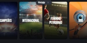 Página do Cartola, com as opções de fantasy games disponíveis ao público - Reprodução