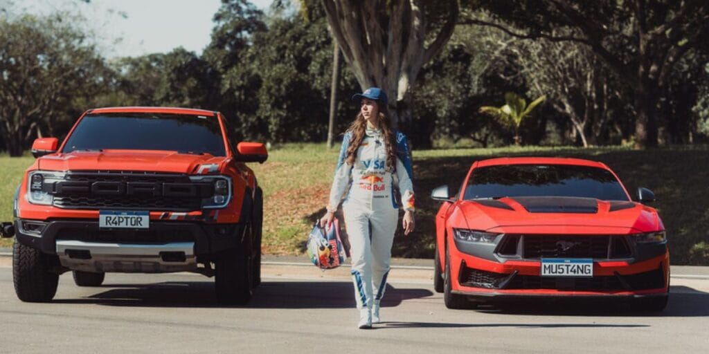 Ford anuncia Rafaela Ferreira, da F1 Academy, como embaixadora no Brasil