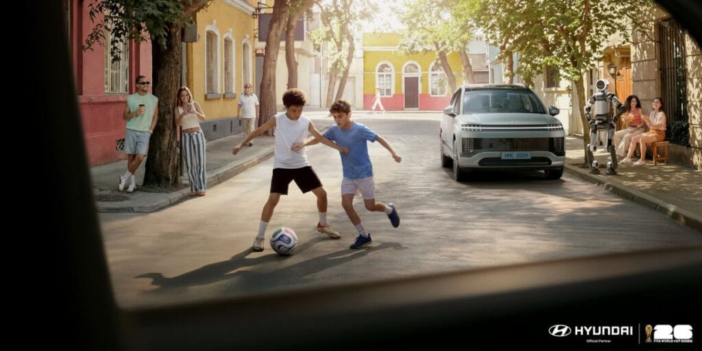 Hyundai divulga campanha global para Copa 2026 com robótica no centro e Son como embaixador