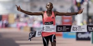 Sabastian Sawe vence a Maratona de Londres com novo recorde mundial - Divulgação