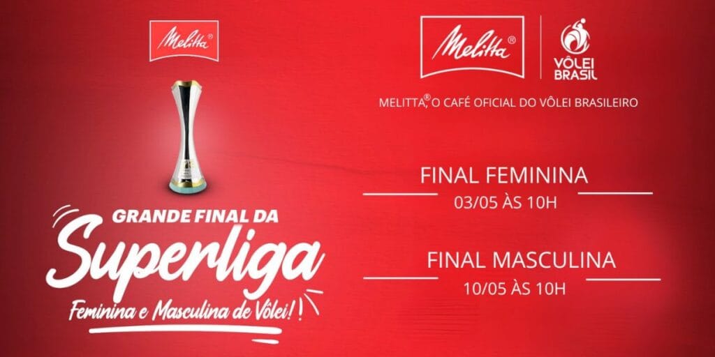 Melitta prepara lançamento projeto de conteúdo e distribuição de produtos nas finais da Superliga