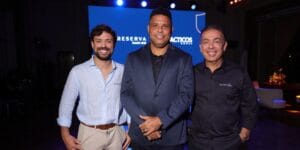 Os sócios Gianlucca Gariglia, Ronaldo Nazário e Mauricio Gariglia - André Ligeiro/Divulgação