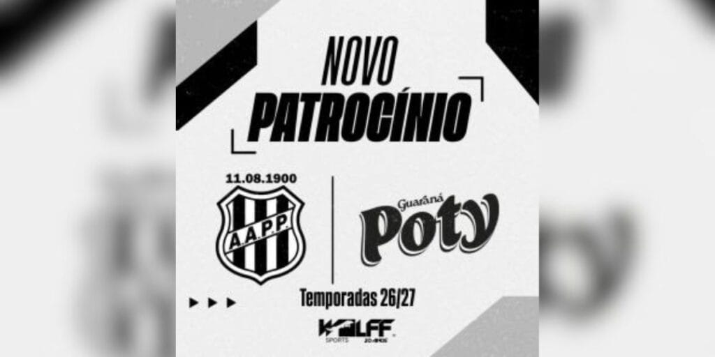 Ponte Preta anuncia Poty como nova patrocinadora