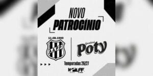Ponte Preta anunciou a Poty como nova patrocinadora - Divulgação