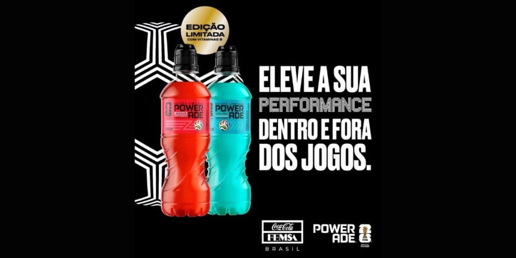 Coca-Cola lança edições personalizadas de Powerade para Copa do Mundo 2026