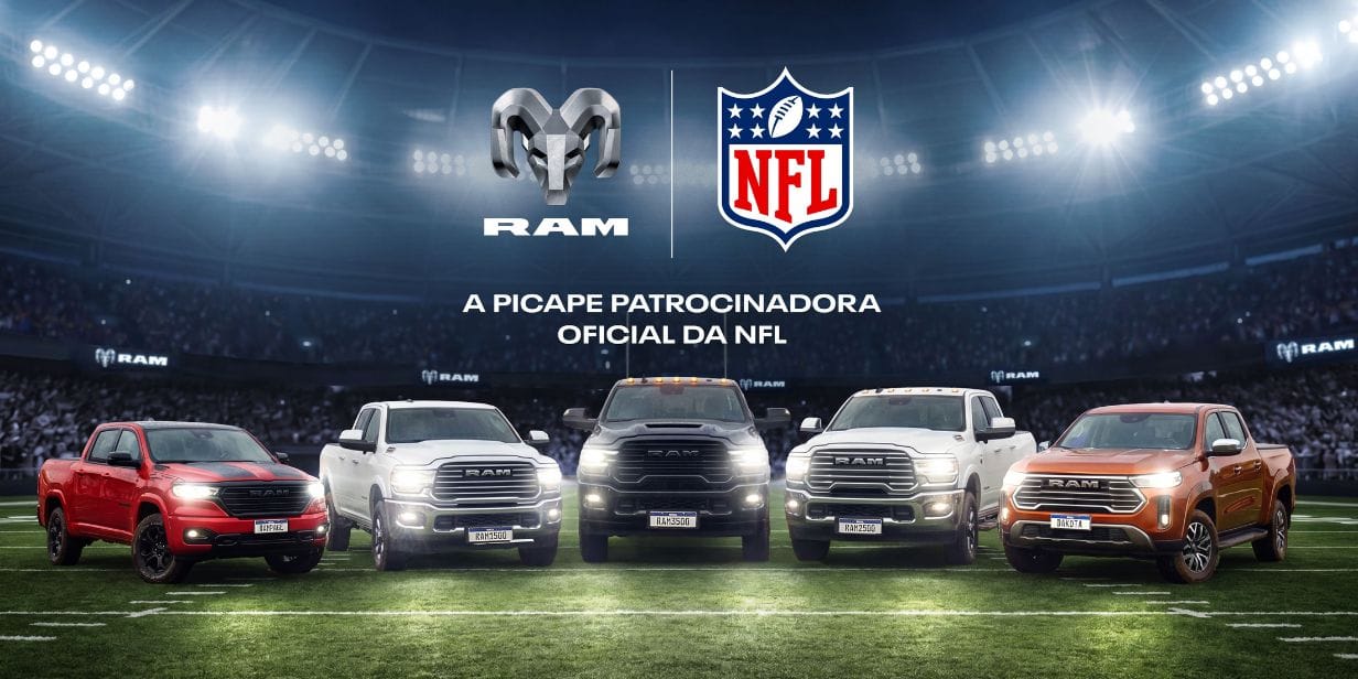 A Ram renovou parceria com a NFL no Brasil - Divulgação