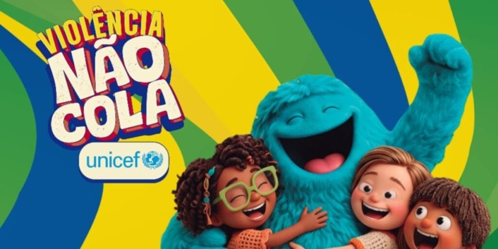 Unicef lança campanha com álbum de figurinhas digital e ativações em clássicos brasileiros