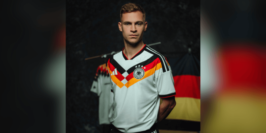 A evolução das camisas das seleções campeãs mundiais ao longo das Copas do Mundo: Alemanha