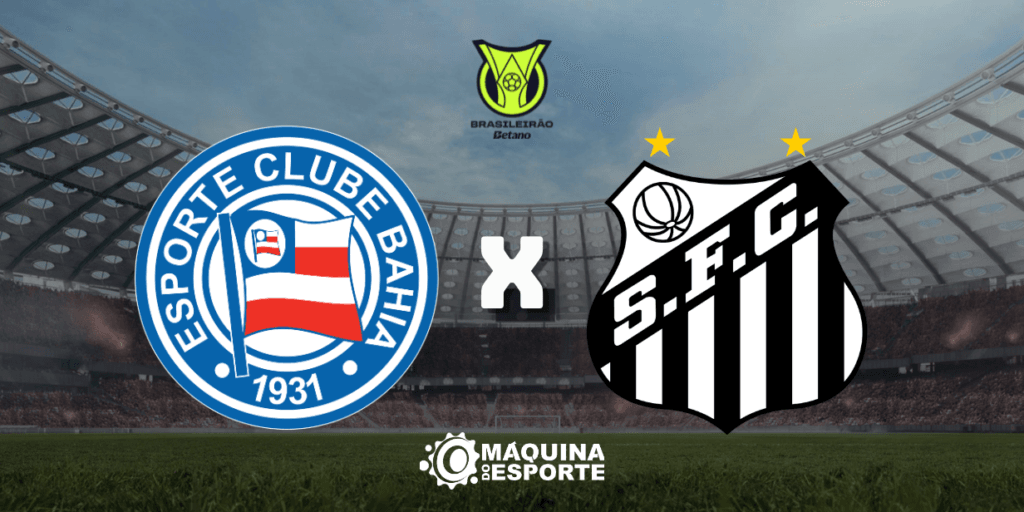 Bahia x Santos: Onde assistir ao jogo da 13ª rodada do Brasileirão