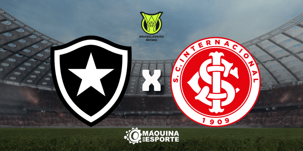 Botafogo x Internacional: Onde assistir ao jogo da 13ª rodada do Brasileirão