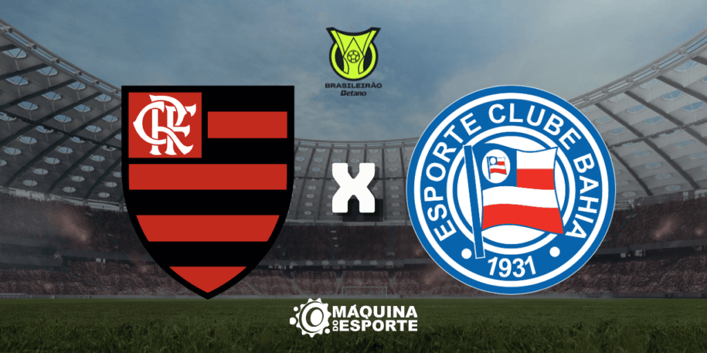Flamengo x Bahia: Onde assistir ao jogo da 12ª rodada do Brasileirão