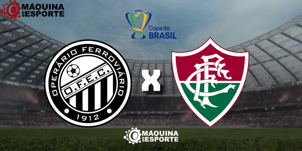 Operário-PR x Fluminense: Onde assistir ao jogo de ida da 5ª fase da Copa do Brasil