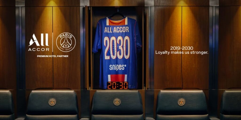PSG e Accor renovam patrocínio até 2030