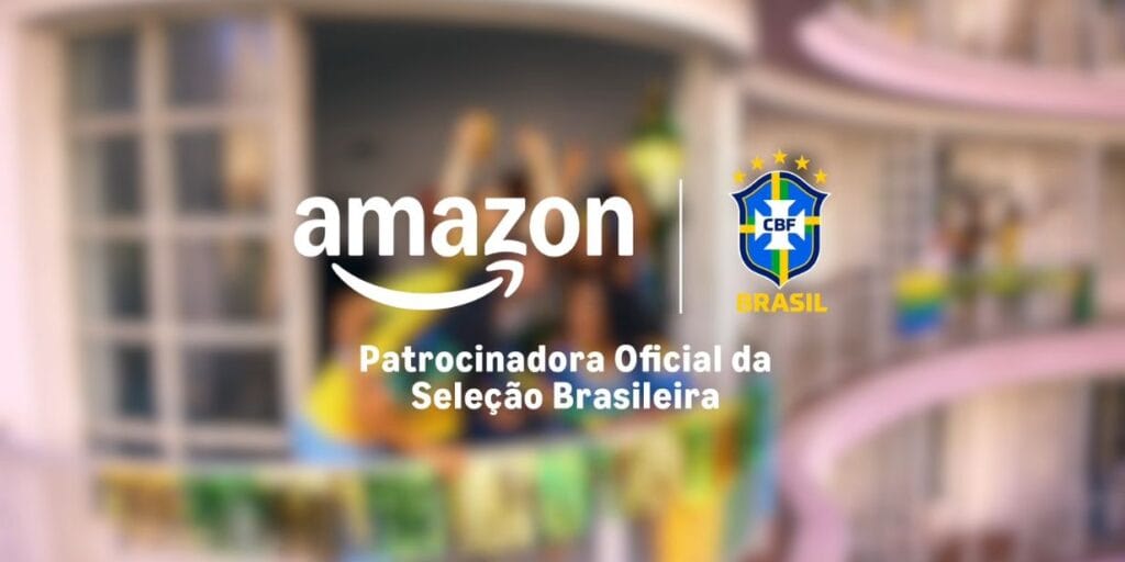 Amazon ativa patrocínio à seleção brasileira com campanha que inclui caixas personalizadas