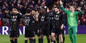 Jogadores do PSG festejam classificação para a final da Champions League - PSG/Divulgação
