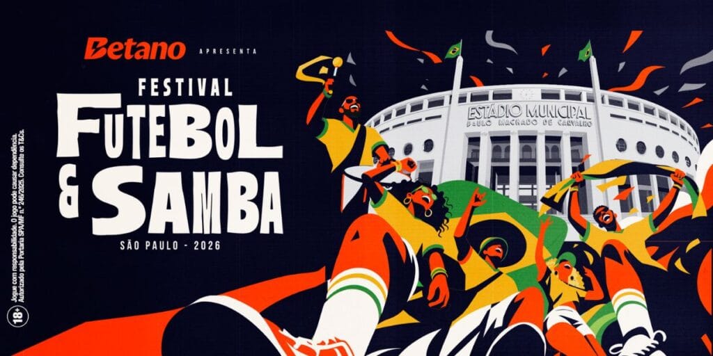 Festival Futebol & Samba será fan fest da Copa do Mundo de 2026 no Pacaembu