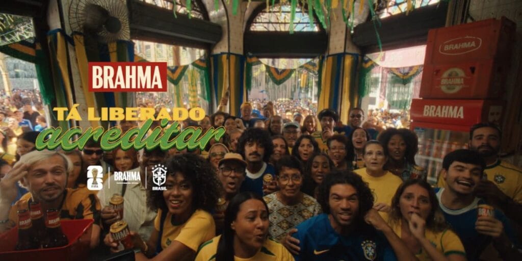 Brahma lança campanha com Ronaldo Fenômeno e Carlo Ancelotti para reforçar crença no hexa na Copa