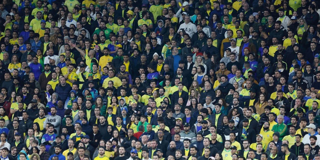 Torcida lota a arquibancada da Neo Química Arena em jogo da seleção brasileira - Rafael Ribeiro / CBF