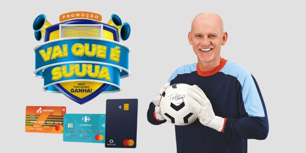 Banco Carrefour anuncia Taffarel como embaixador de campanha integrada entre varejos