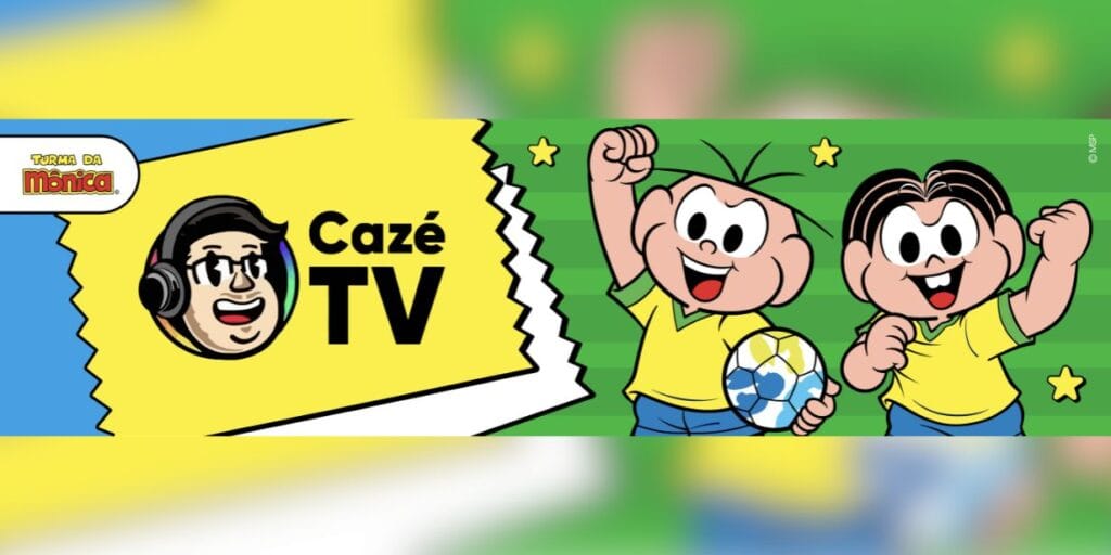 Turma da Mônica participa da cobertura da Copa do Mundo 2026 na CazéTV
