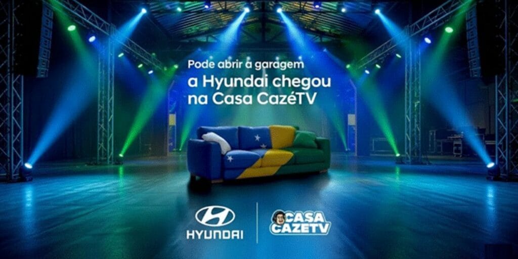 Hyundai é a marca automotiva oficial da Casa CazéTV na Copa do Mundo 2026