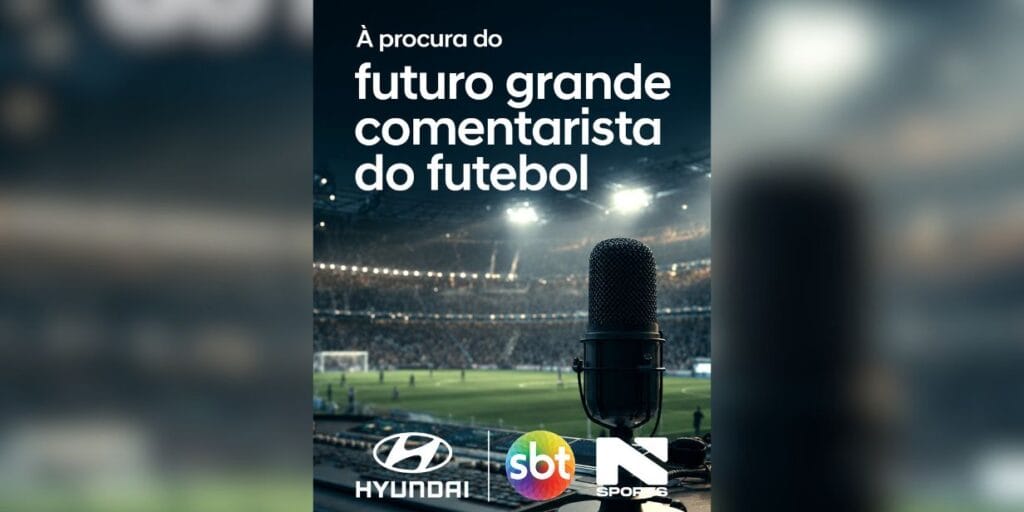 Hyundai, SBT e N Sports lançam projeto “Futuro Comentarista” durante Copa do Mundo 2026