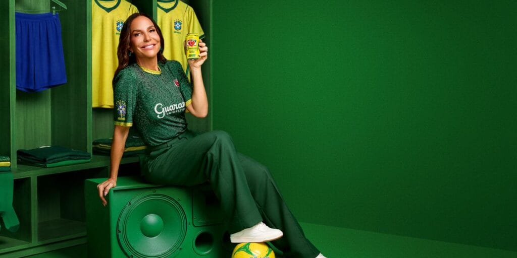 Guaraná Antarctica aposta em Ivete Sangalo em campanha para a Copa e confirma show da cantora no Maracanã