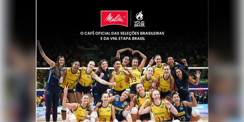 Melitta acerta patrocínio à etapa brasileira da Liga das Nações de Vôlei