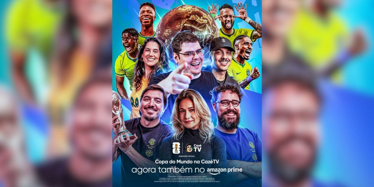 Prime Video irá exibir os jogos da Copa do Mundo 2026 na CazéTV - Divulgação