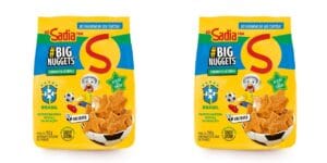 Sadia fa homenagem ao penta com Big Nuggets em formato de estrela - Divulgação