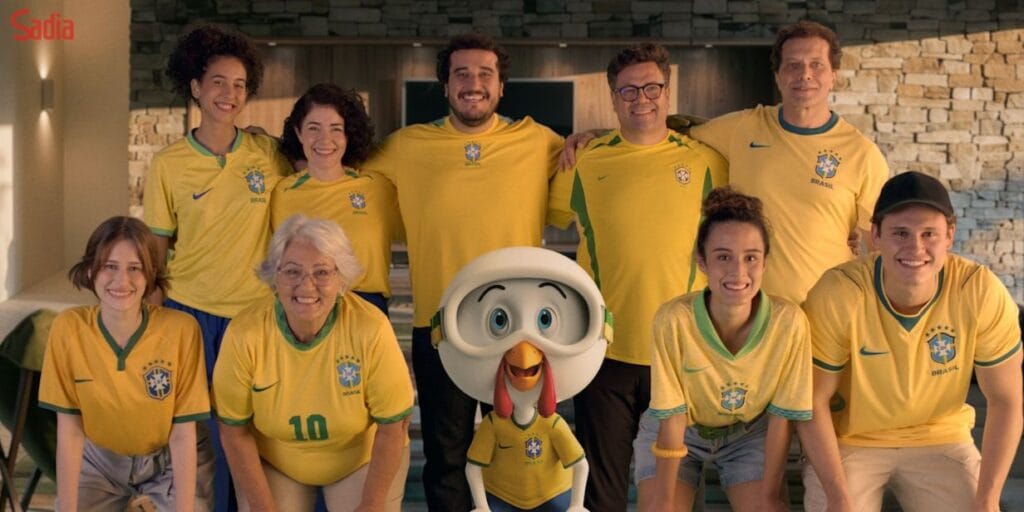 Sadia ativa seleção brasileira em campanha que alinha portfólio a projeções de consumo para Copa