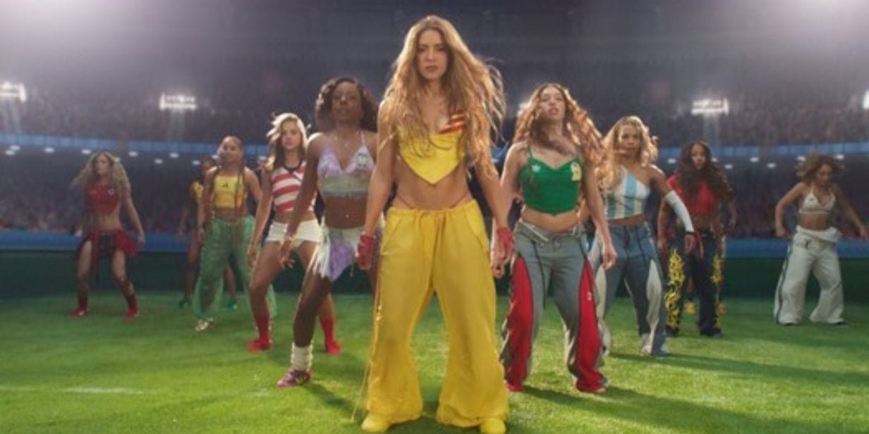 Shakira e Burna Boy lançaram o videoclipe do single “Dai Dai”, música oficial da Copa do Mundo 2026 - Divulgação