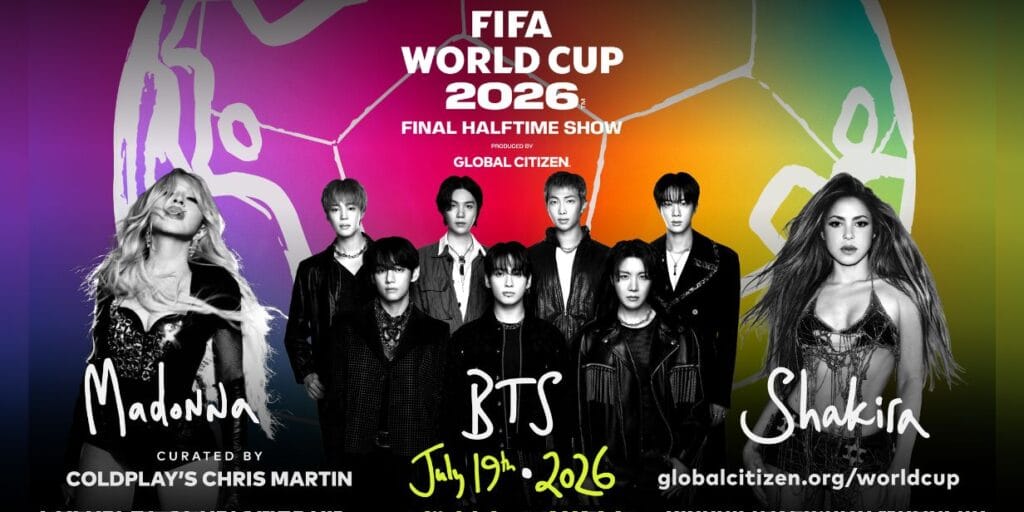 Fifa anuncia Madonna, Shakira e BTS para 1º show de intervalo da final da Copa do Mundo