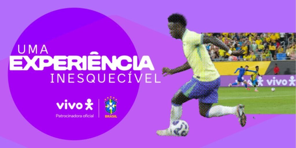Vivo ativa patrocínio à seleção brasileira com ação “Resgate Inesquecível”