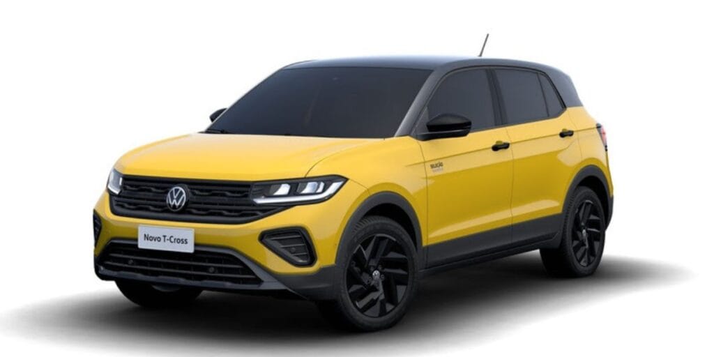 VW lançou o T‑Cross Canarinho, inspirado na mascote da seleção brasileira - Divulgação