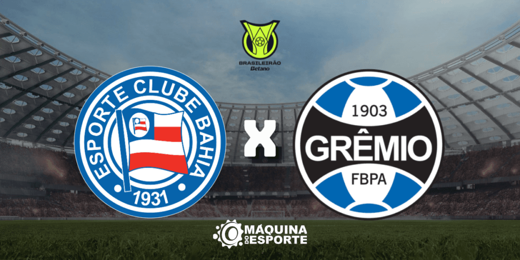 Bahia x Grêmio: Onde assistir ao jogo da 16ª rodada do Brasileirão