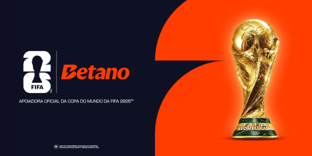 Betano é nova apoiadora da Copa do Mundo de 2026 na Europa e na América do Sul