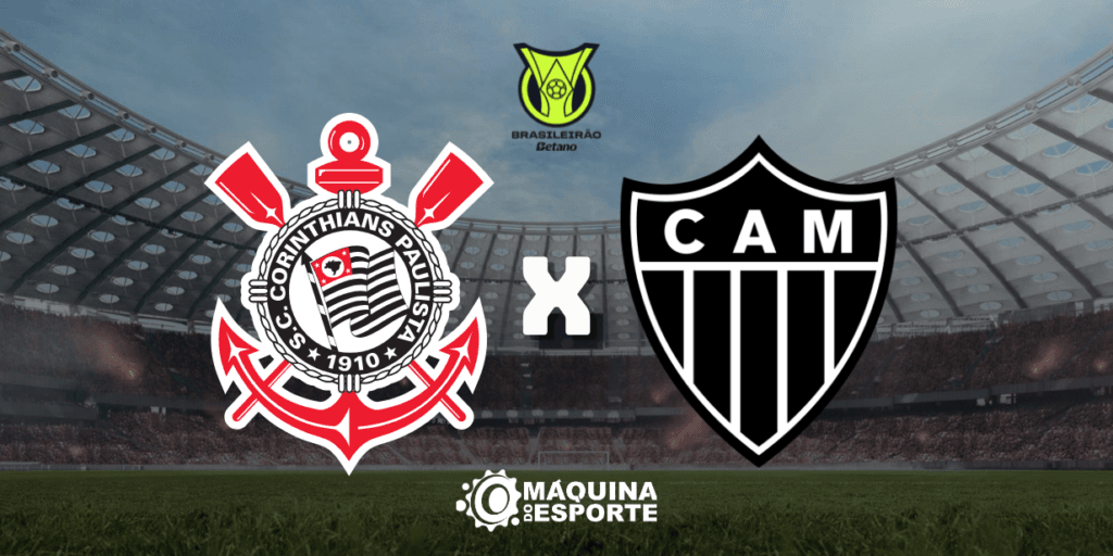 Corinthians x Atlético-MG: Onde assistir ao jogo da 17ª rodada do Brasileirão