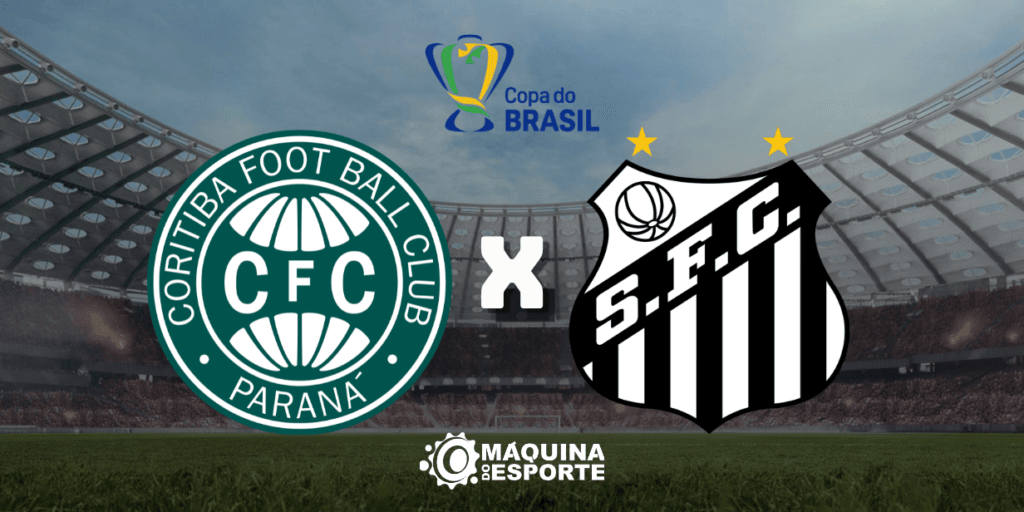 Coritiba x Santos: Onde assistir ao jogo de volta da 5ª fase da Copa do Brasil