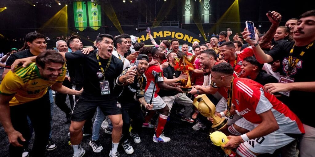 Temporada 2026 da Kings League Brasil registrou mais de 18 milhões de espectadores na CazéTV, no YouTube