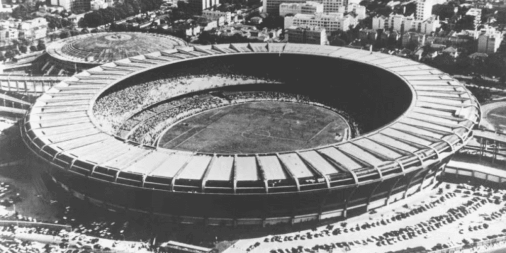 Os negócios por trás dos estádios das finais de Copa do Mundo: Maracanã, Brasil, 1950 e 2014