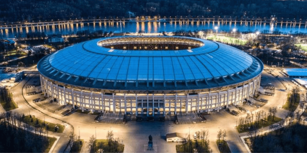 Os negócios por trás dos estádios das finais de Copa do Mundo: Luzhniki, Rússia, 2018