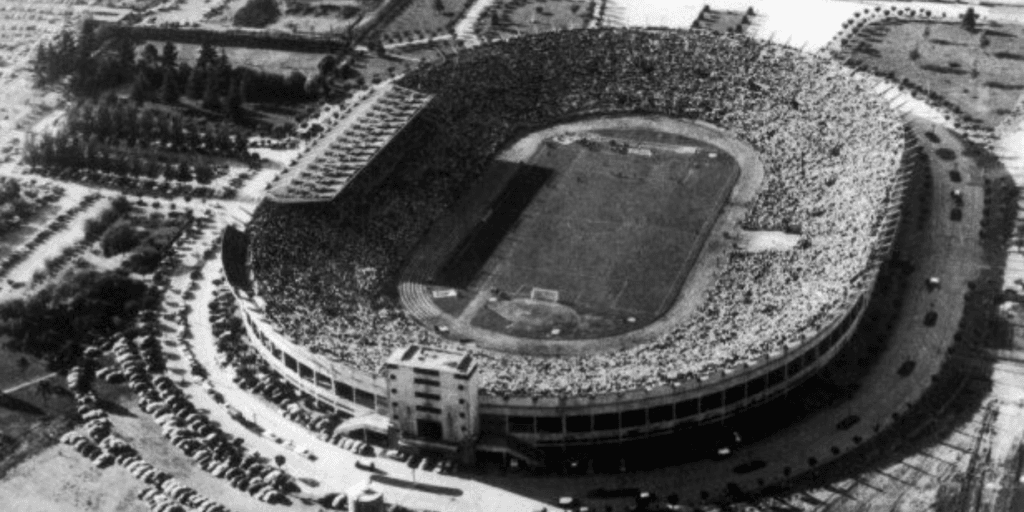 Os negócios por trás dos estádios das finais de Copa do Mundo: Nacional de Santiago, Chile, 1962